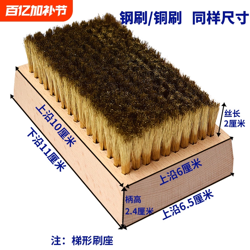 Ultra-Fine Copper Wire Brush, Stainless Steel Wire Brush, Soft Wire Brush, Mesh Roller Brush for Polishing Metal, Cleaning Embossed Printing Plates, and Roller Brushes