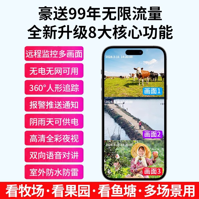 无需插线的“隐形守护者”：太阳能户外智能监控摄像头