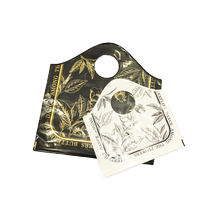 New clothing store bag hand bag European round pocket womens bag shopping bag gift bag high-end