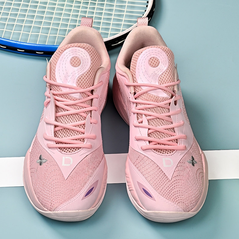 Sonic 9Low New Cherry Blossom Pink Professional Basketball Shoes for Men and Women, Youth Competition Non-Slip Pink Sports Shoes