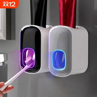 全自动挤牙膏神器吸壁挂式挤压器套装家用免打孔牙刷置物架