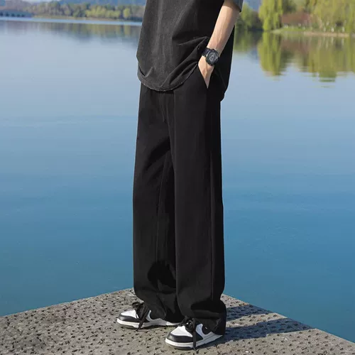 Летние ретро штаны, в американском стиле, свободный прямой крой