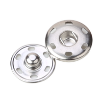 Hidden buckle invisible high-end female snap button mother button childrens small hidden buckle metal large clothes push-type button without sewing