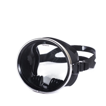 Large field of view high-definition diving mask anti-fog waterproof silicone tempered glass glasses adult-level professional deep diving goggles