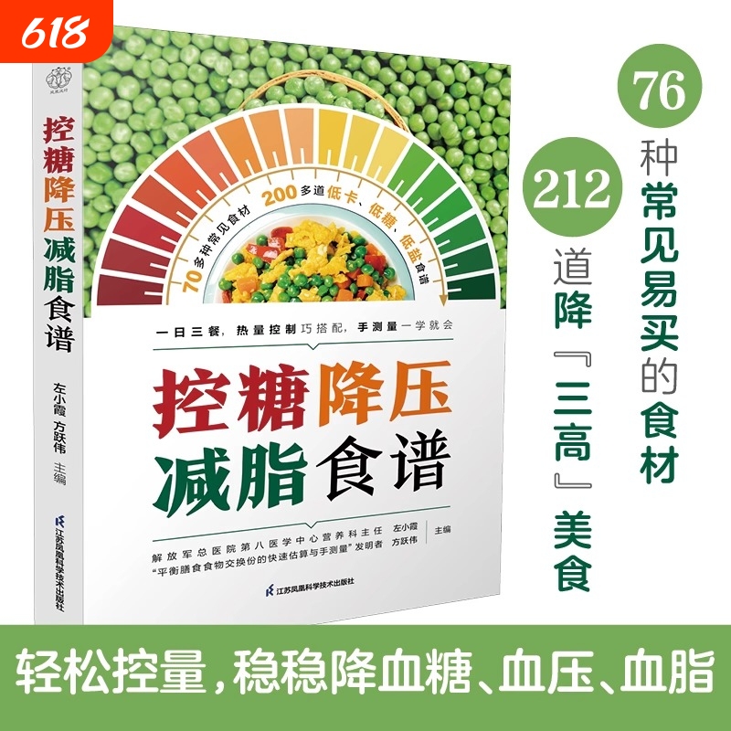 [Official Edition] Sugar Control, Blood Pressure Lowering, and Fat Reduction Recipe Book: Low-Salt, Low-Calorie Recipes for People with Three Highs (High Blood Pressure, High Blood Lipids, High Blood Sugar) - Daily Meal Plan for Calorie Control - Dietary Guidelines and Nutritional Recipe Book