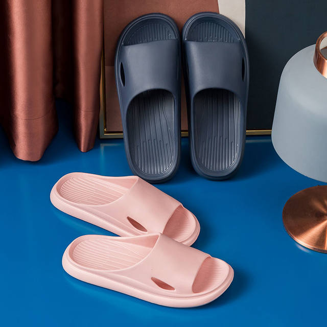 ເກີບແຕະຜູ້ຊາຍໃຫມ່ summer ຫ້ອງນ້ໍາອາບນ້ໍາທີ່ບໍ່ເລື່ອນ indoor ເຮືອນ eva ເຮືອນ ladies ຄູ່ slippers
