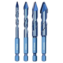 Tilted head eccentric drill bit super hard drilling concrete tile marble glass cement wall impact drill special extension