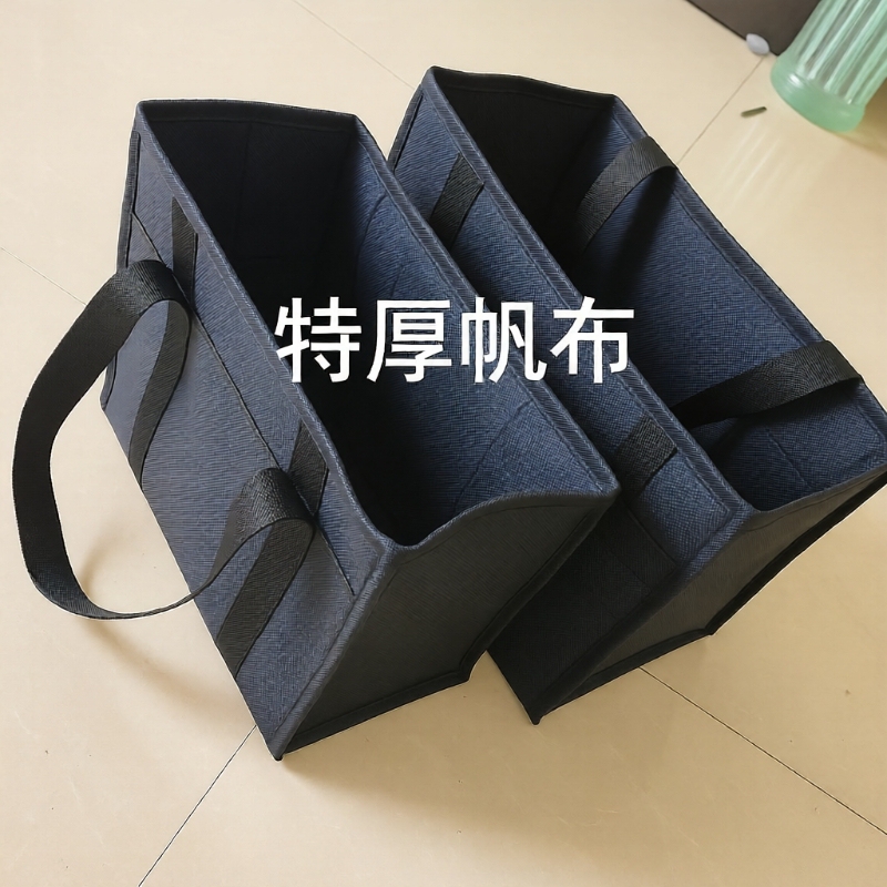 Extra Thick Canvas Portable Tool Bag, Large Capacity, Portable, Wear-Resistant and Durable Storage Bag, Electrician Repair Handbag