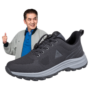 足力健爸爸鞋运动休闲中老年健步鞋男士防滑软底轻便老人鞋春秋款