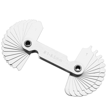 Radius gauge r gauge template thread gauge angle gauge tooth gauge arc fillet gauge pitch ruler r angle high-precision measurement tool