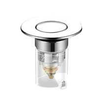 Basin washbasin leaking plug washbasin pool insect-proof and odor-proof plug drain accessories push-type filter pop-up core
