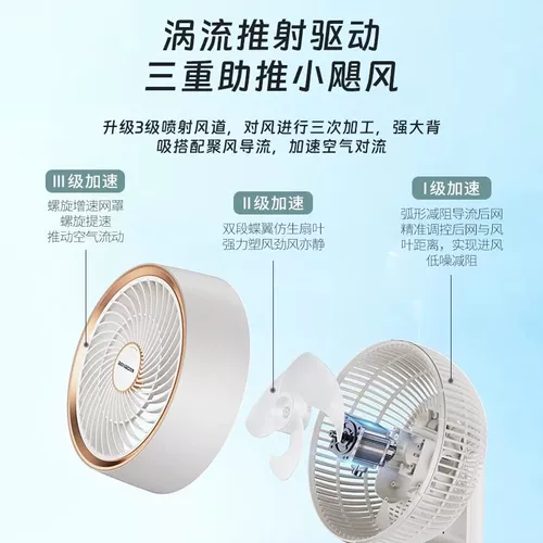 本博 Воздушный циркулирующий вентилятор электрический вентилятор дома тихий маленький стол -тип пола -полтоновый турбин стоящий вентилятор Новая модель новая модель