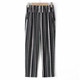 Mom Flower Pants Summer Thin Nine-Point Pants Ice Silk Middle-aged and Elderly Women's Pants Large Loose Grandma 2023