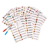 Именная наклейка для детского сада, детская водонепроницаемая индивидуальная печать для школьников, делается под заказ