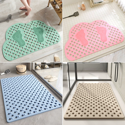 Противоскользящий коврик для ванной комнаты, противоскользящий водонепроницаемый коврик для ног, бытовой коврик для душа в ванной комнате, коврик на присоске для ванной комнаты