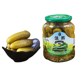 喀秋莎出品佳熙俄式乳黄瓜罐头东北特产酸甜口味瓶装开罐即食配菜