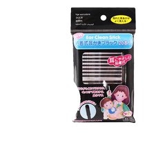 Sticky ear-picking artifact sticky ear-picking spoon disposable ear-picking safety swab stick sticky spiral cleaning