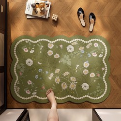 Diatom mud bathroom floor mat bathroom door absorbent foot Mat toilet bathroom carpet bathroom Bath non-slip mat