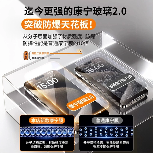 Apple, совместимый iPhone 16, мобильный телефон без пыли, 16promax, iphone, 13, 13 штук, защита при падении, защита глаз