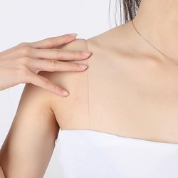 Transparent shoulder strap invisible bra with seamless non-slip extended replacement thin strap bra frosted transparent shoulder strap can be exposed