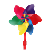 Childrens bicycle windmill accessories scooter cartoon baby stroller rotating stroller head three-dimensional wind rotating