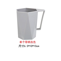 Одиночная ручка серая