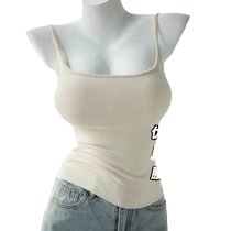 kbra comic chest strap spring strap breast padded vest for women with small breasts that expand and show large bottoming tops that can be worn inside and outside thin