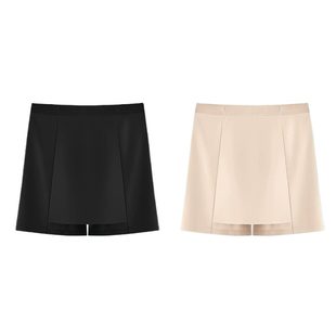 Summer anti-exposure safety pants ice silk underwear leggings for women without marks and cover triangle area pajamas shorts for women thin style