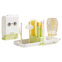 Beidou portable bottle brush newborn baby special silicone cleaning brush out-of-door storage box cleaning brush set
