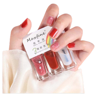 美甲可撕拉指甲油女孩免烤快干持久健康水性无味儿童学生孕妇可用
