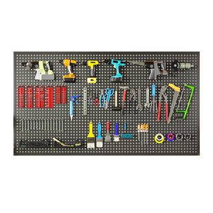 工具墙洞洞板五金收纳板整理架货架不锈钢冲孔板挂墙上置物架金属