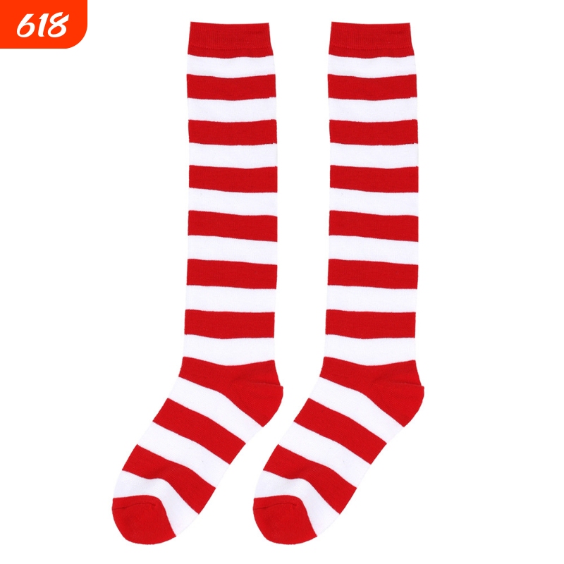 Christmas Socks for Women, Halloween Tube Socks, European and American Holiday Striped Socks, Gloves, Socks Set Christmas Socks for Women, Halloween Tube Socks, European and American Holiday Striped Socks, Gloves, Socks Set