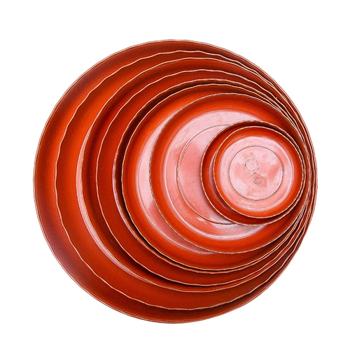 Цветочный горшок, пластиковые большие круглые прямоугольные шасси, толстое донышко, увеличенная толщина