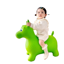 Jumping vault inflatable horse baby baby riding horse enlarged and thickened childrens toy horse animal skin horse childrens toy