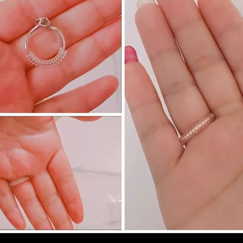 Ring size adjuster invisible silicone inner sticker Ring anti-slip fixed wire elastic ring changing artifact
