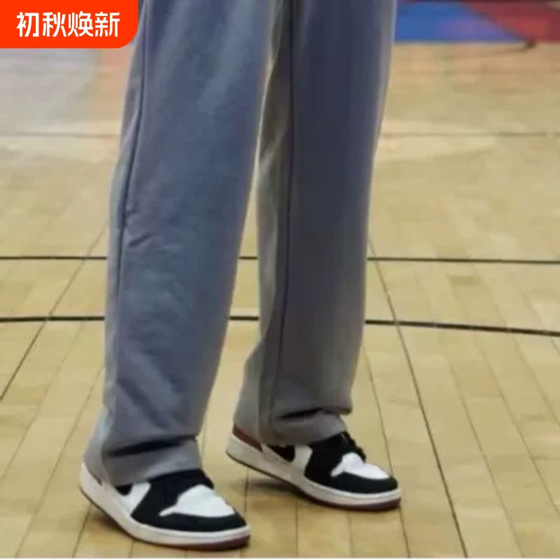 Joe 1 Fashionable, Simple, Classic, Versatile Sports Casual Shoes, Shock-Absorbing Low-Top Retro Men's and Women's Sports Basketball Shoes
