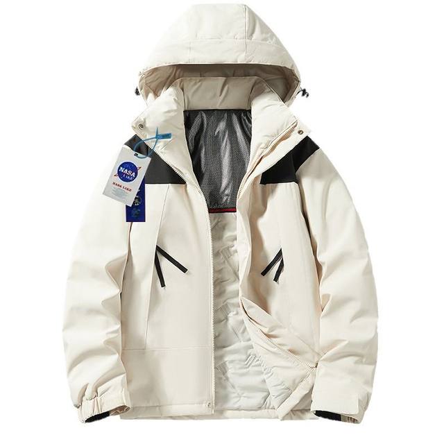 NASA ຮ່ວມກັບເສື້ອກິລາກາງແຈ້ງ graphene ຝ້າຍ coat ຜູ້ຊາຍ trendy ຍີ່ຫໍ້ລະດູຫນາວຫນາຂອງຄູ່ຜົວເມຍ coat ຝ້າຍ coat