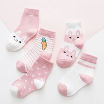 Childrens socks autumn socks autumn and winter boys and girls baby socks bo wa zhong da tong 0-9 years mesh socks