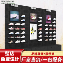 Resistant Nk Adi Sneakers Store Shoe Rack Shelving Shelf Show SHOE WALL IRON ART SPECIALS SHOP FOR DIRECT INTERPLAY COMMERCIAL USE