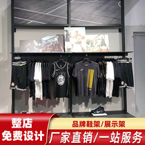 Sportswear Shelf Shelves Landing Brands Shelves Upper Wall Mens Show Shelves Aadi Clothes Hanger Display Racks