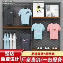 Nike Nike Sports Clothing Store Shelf Show Shelves Landing Style Display Racks Casual Mens Clothes Hanger Shop Live