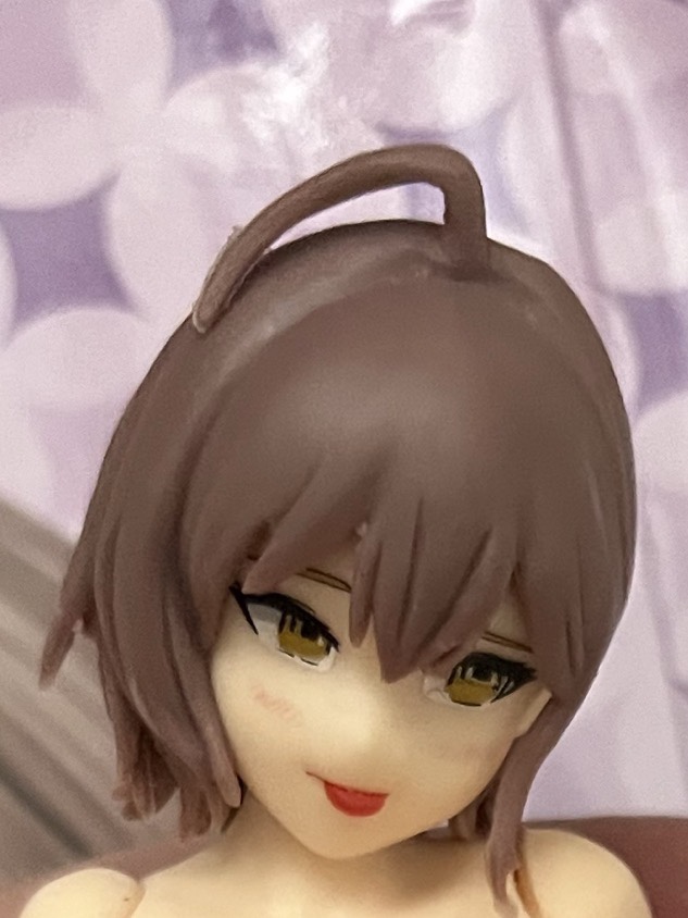 New domestically produced high-quality beautiful girl squatting anime model with base, chassis, scenery ornaments, Yono Mitsuki figure