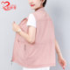 Casual Thin Sports Vest for Women, Short Style for Spring and Summer, Middle-Aged Mom, Plus Size, Loose Sun Protection Clothing, Vest, Waistcoat