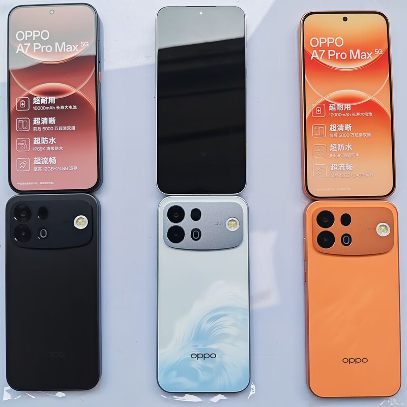 Suitable for Oppo A7Promax Mobile Phone Model, Black Screen Top Cover Display Shooting Test Model Phone