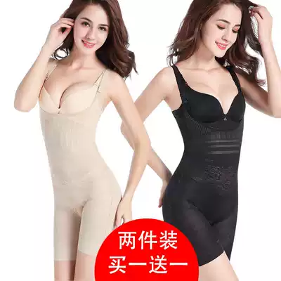 One-piece shapewear open-file corset thin breathable postpartum abdomen, hips, waist, body, incognito shapewear