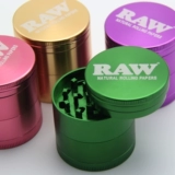 Бесплатная доставка изысканная сырая четырехслойная дымовая мешалка для дымовой дробилки авиационная алюминиевая алюминиевая 52-мм неразовая шлифовальная машина