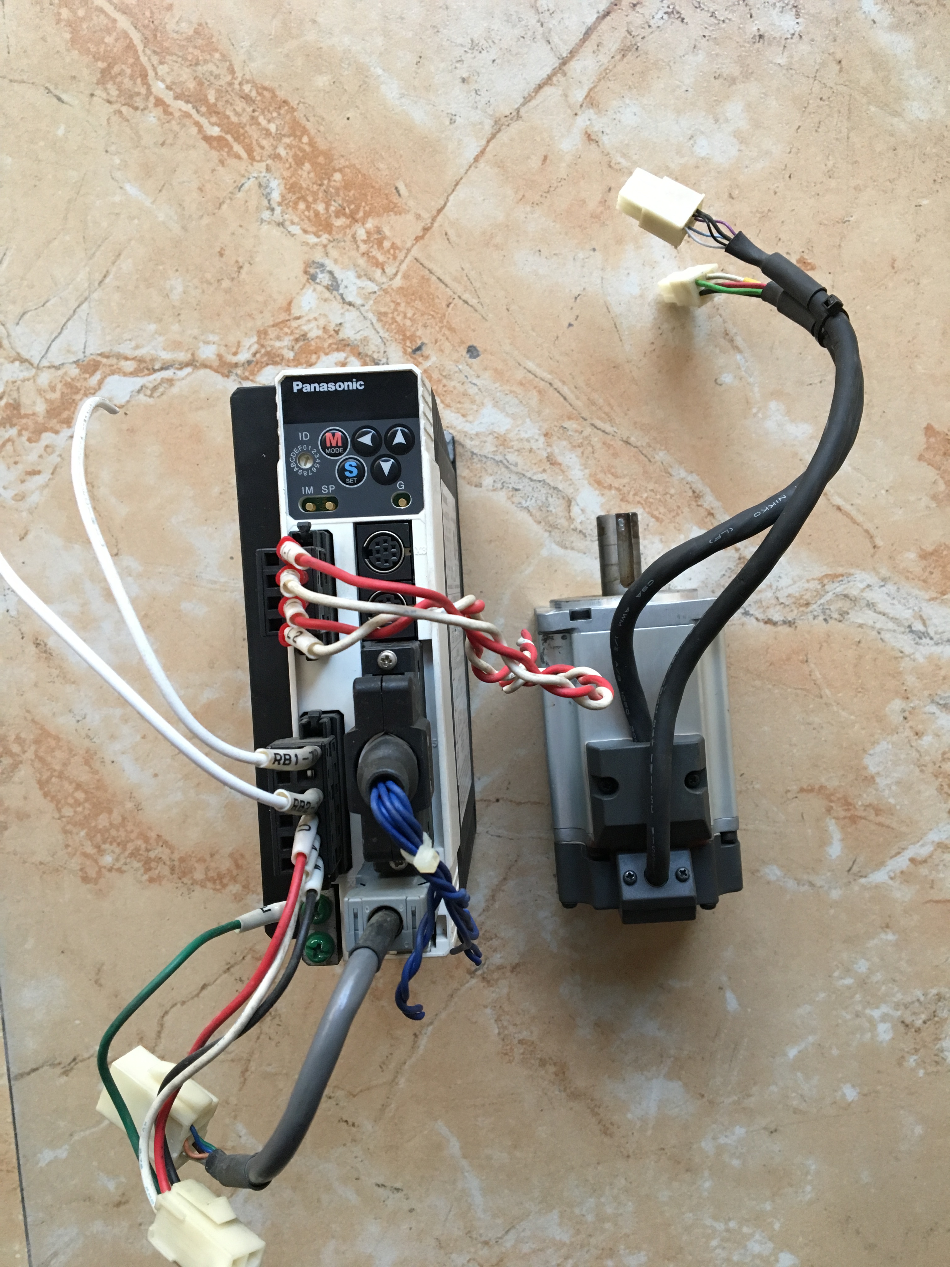 Panasonic 400W server servo motors MBDDT2210 MSMD042P1S