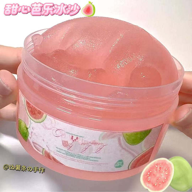 Xiaohongshu's Same Style Guava Smoothie Slime, Ultra-Soft Stress-Relief Slime, Sound-Activated Foaming Clay Toy