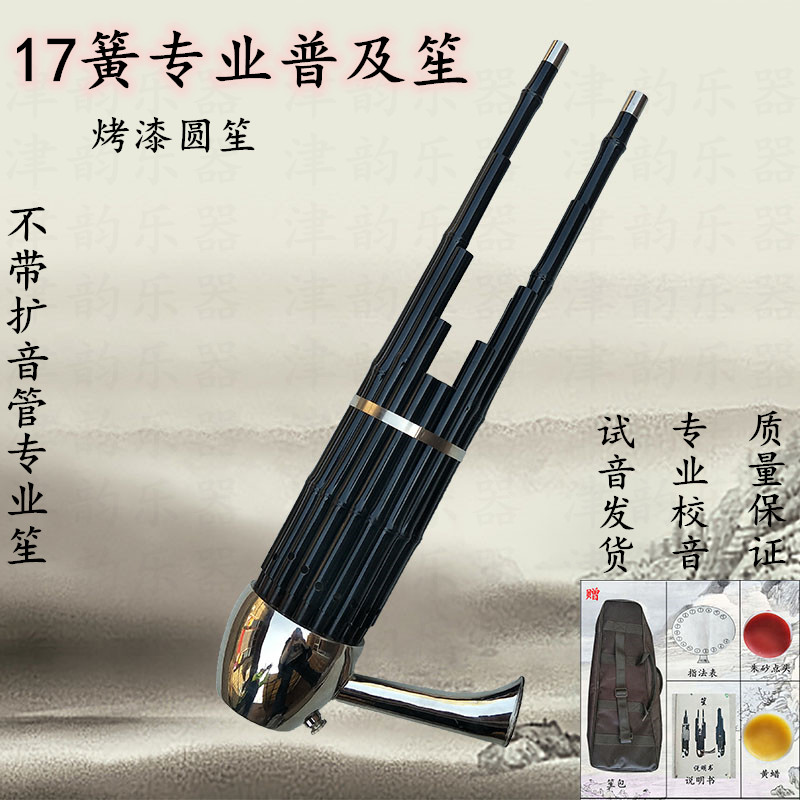 17 SpringSheng Musical Instruments 17 spring  Ebony Sheng foot high-grade major adult student beginner introduction DC transfer circular Sheng