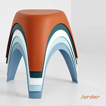 Nordic ins childrens chair Outdoor Kindergarten childrens low stool little elephant nose three-legged equal position chair shoe stool can be stacked